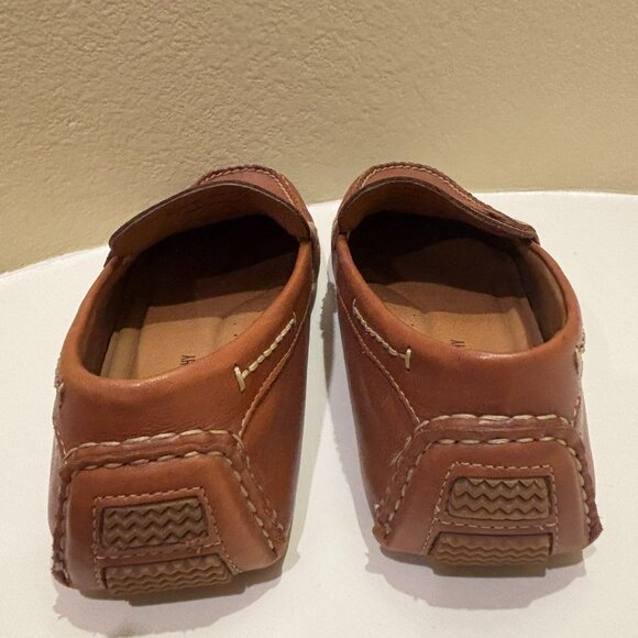 👞Johnston & Murphy Flex Men's Loafers Shoes 9M Tan Leather Slip-ons Drivers - Picture 4 of 8